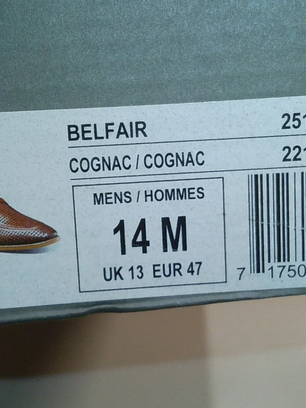 Stacy Adams Men's 14M Belfair Moc Toe Penny Loafer Cognac Leather Dress Shoes